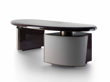 HAUSSMANN - Oak writing desk by HUGUES CHEVALIER - view 2